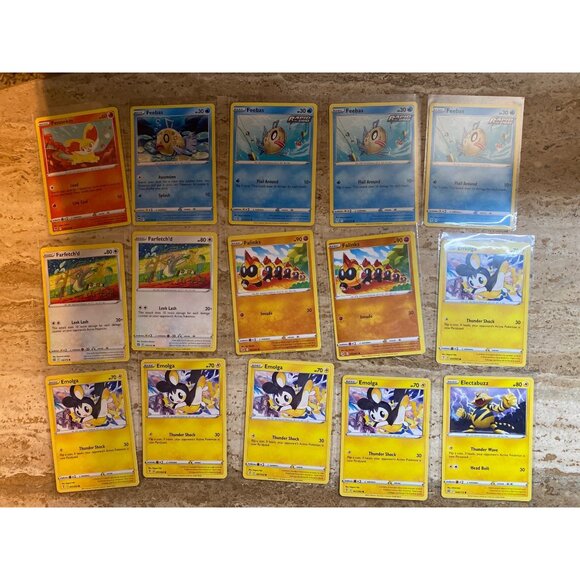 Pokemon Card Lot 77 Basic & Common Cards Assorted - Picture 4 of 6